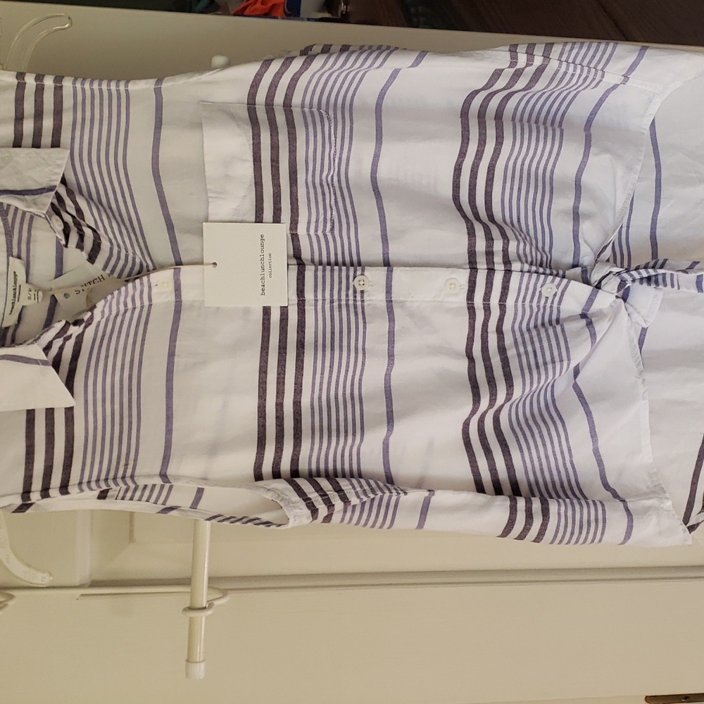 Beach lunch lounge collection button up shirt
